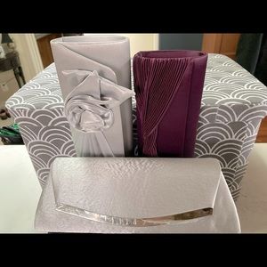 Evening / Bridal faux silk clutches Price is per item Pick your favourite piece